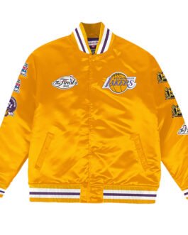 Los Angeles Lakers Champ City Black Satin Jacket