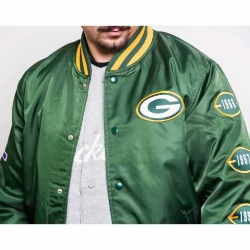 Green Bay Packers Champs Patches Jacket - Image 7