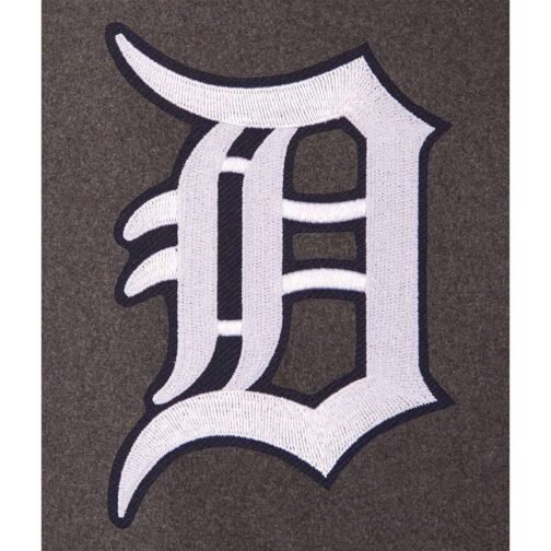 Detroit Tigers Charcoal/Navy Varsity Jacket - Image 3
