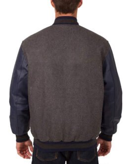 Detroit Tigers Charcoal/Navy Varsity Jacket