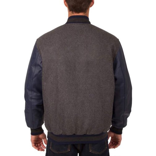 Detroit Tigers Charcoal/Navy Varsity Jacket - Image 2
