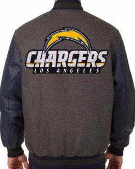 LA Chargers Varsity Charcoal Navy Jacket