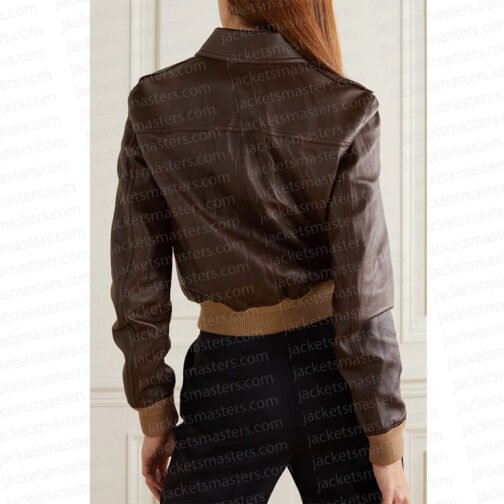 Natasha Lyonne Poker Face Multi-Pocket Leather Jacket - Image 5
