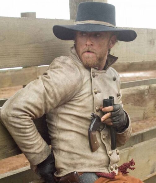 Ben Foster 3 10 To Yuma Leather Jacket - Image 4