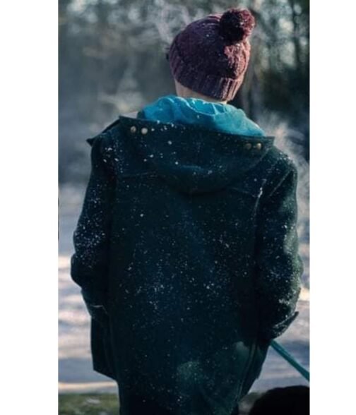 Joe Locke Heartstopper Duffle Green Coat - Image 27