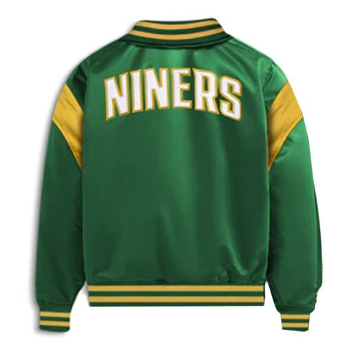 49ers Collegiate Satin Jacket - Image 5