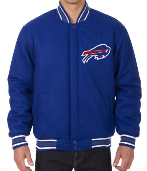 Varsity Chicago Bills Royal Blue Wool Jacket