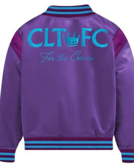Charlotte FC Purple Satin Jacket