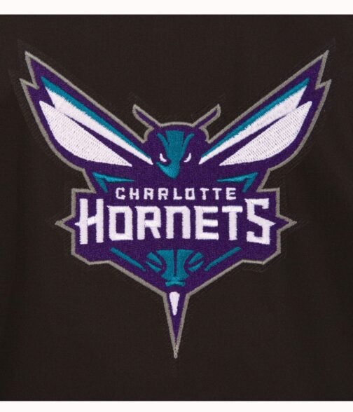 Workwear Charlotte Hornets Black Cotton Jacket - Image 2