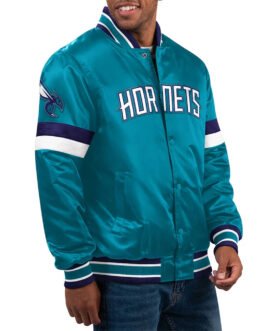 Home Game Charlotte Hornets Teal Jacket
