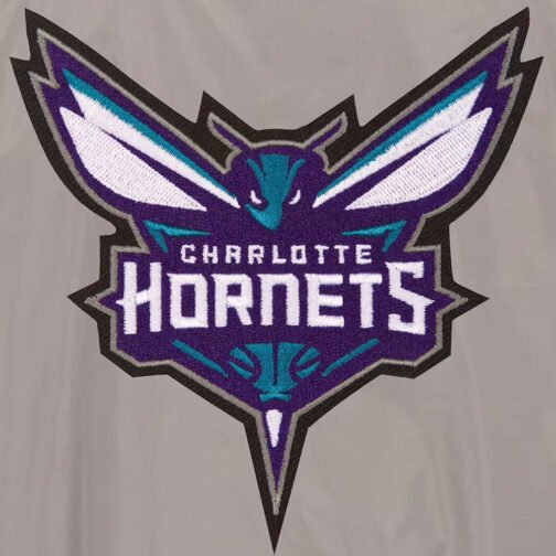 Charlotte Hornets Lightweight Nylon Bomber Jacket - Image 4