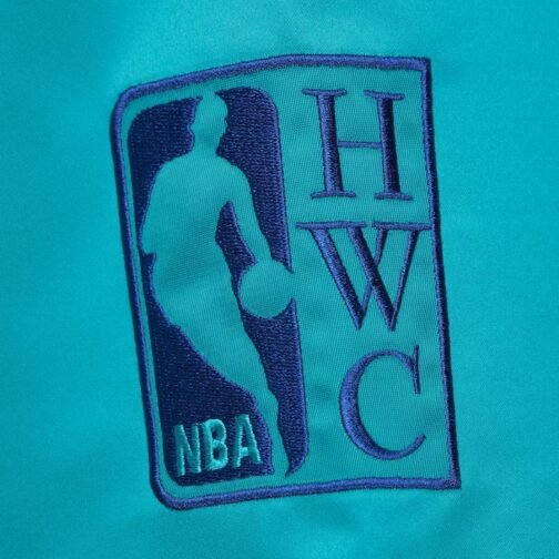 Charlotte Hornets OG 3.0 Lightweight Teal Satin Jacket - Image 4
