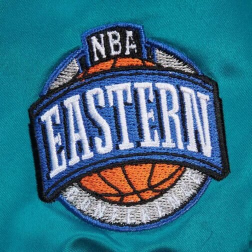 Charlotte Hornets OG 3.0 Lightweight Teal Satin Jacket - Image 5