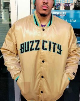 Charlotte Hornets Pastel Orange Jacket