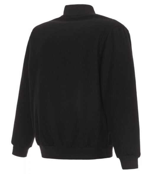 Varsity Charlotte Hornets Black Wool Jacket - Image 2