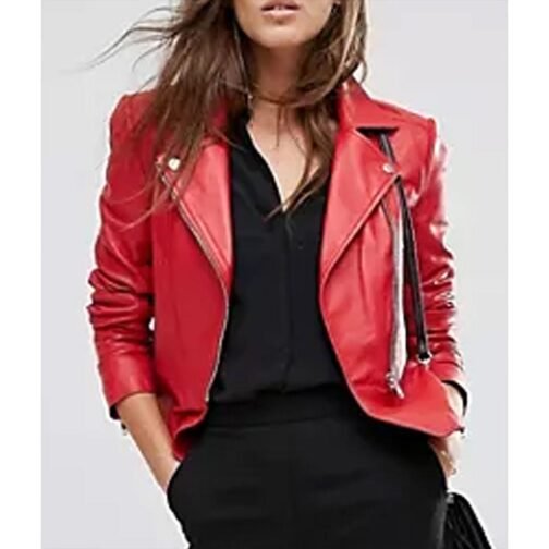 Chef Below Deck Adventure Red Leather Jacket - Image 4