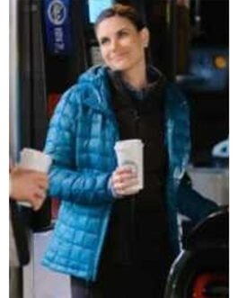 Chesapeake Shores Meghan Ory Blue Puffer Jacket