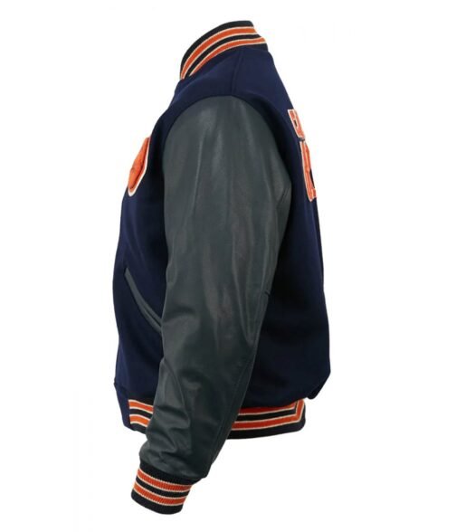 Varsity 1958 Chicago Bears Navy Blue Jacket - Image 3
