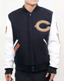 Chicago Bears Logo Letterman Jacket