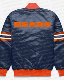 Chicago Bears Button Down Navy Jacket