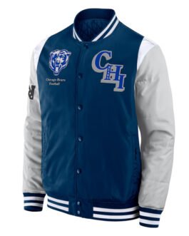 Elements Elite Chicago Bears Navy Jacket