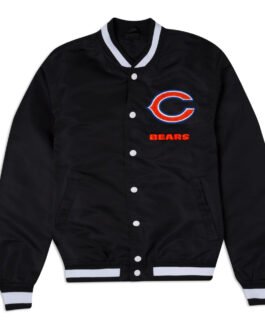 Chicago Bears Logo Select Black Jacket