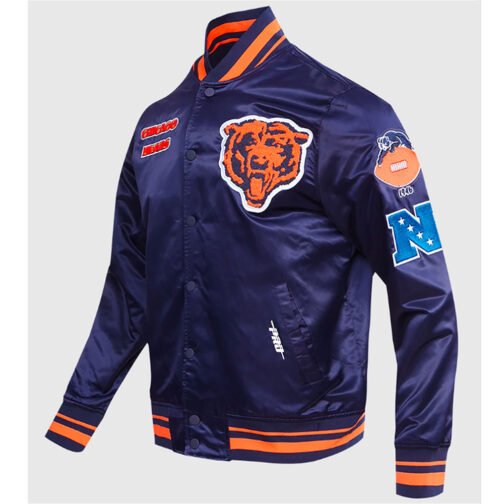 Chicago Bears Retro Classic Rib Jacket - Image 6