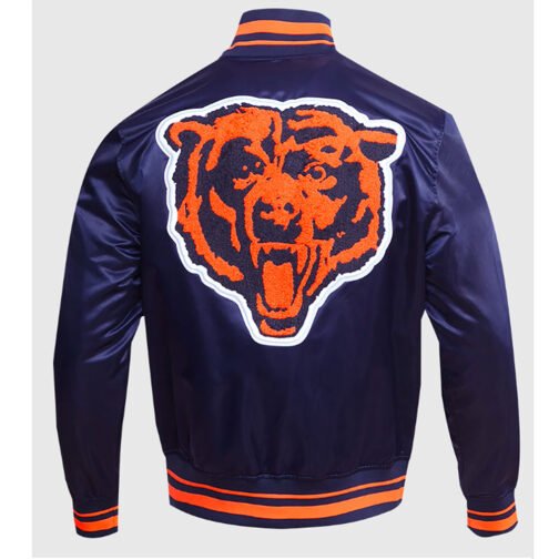 Chicago Bears Retro Classic Rib Jacket - Image 4
