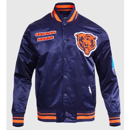 Chicago Bears Retro Classic Rib Jacket - Image 2
