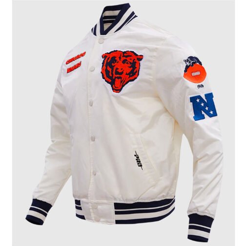 Chicago Bears Retro Classic Rib Jacket - Image 5