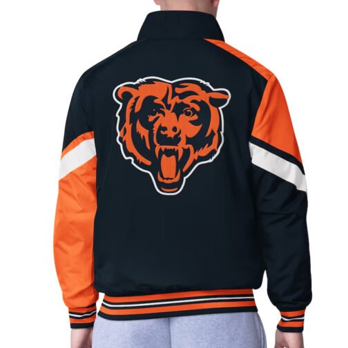 Chicago Bears Strong Arm Navy Full-Zip Jacket - Image 2