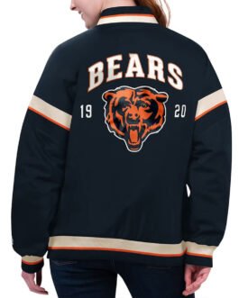 Chicago Bears Tournament Navy Varsity Jacket