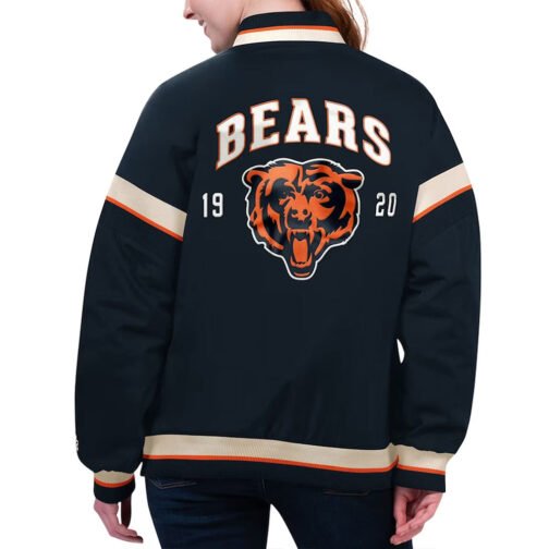 Chicago Bears Tournament Navy Varsity Jacket - Image 2