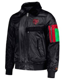 Chicago Bears Ty Mopkins Black Jacket