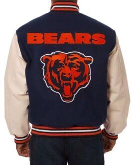NFL Chicago Bears Varsity Navy Blue Jacket