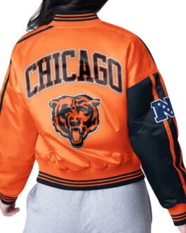 Chicago Bears Zone Blitz Navy/Orange Jacket