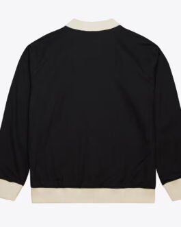 Chicago Blackhawks Black Cotton Twill Jacket