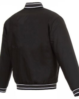 Chicago Blackhawks Black Poly-Twill Jacket