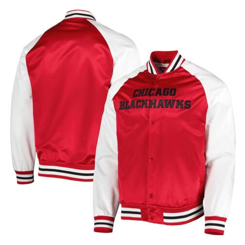 Chicago Blackhawks Prime Time Red/White Jacket - Image 3