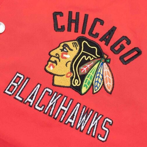 Chicago Blackhawks Red Tailback Jacket - Image 3