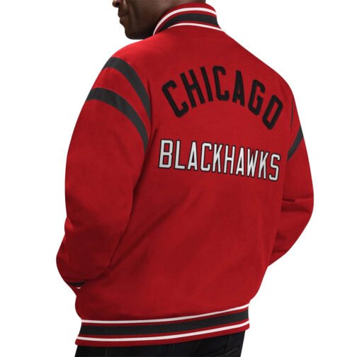 Chicago Blackhawks Red Tailback Jacket - Image 2