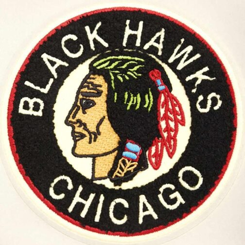 Chicago Blackhawks Retro Classic Rib Varsity Jacket - Image 11