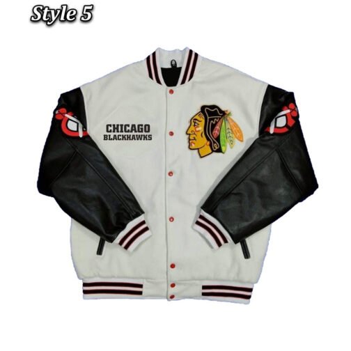 Chicago Blackhawks Styles Varsity Jacket - Image 5