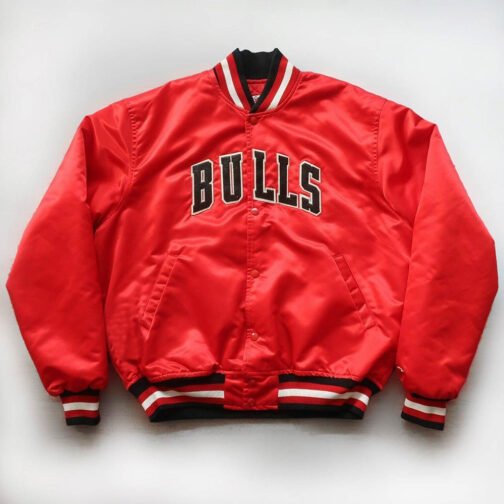 Chicago Bulls 80s Red Jacket - Image 3
