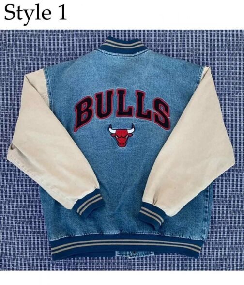 Chicago Bulls Vintage Denim Jacket - Image 4