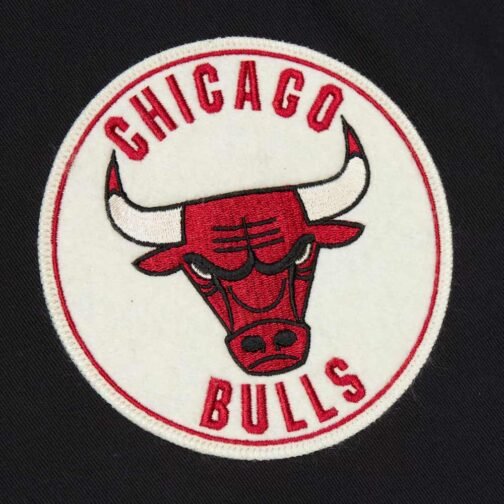 Chicago Bulls Black Cotton Twill Jacket - Image 3