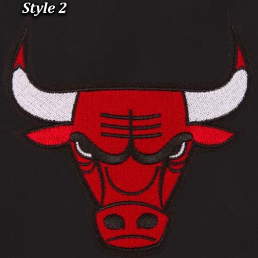 Varsity Chicago Bulls Black Wool Jacket - Image 5
