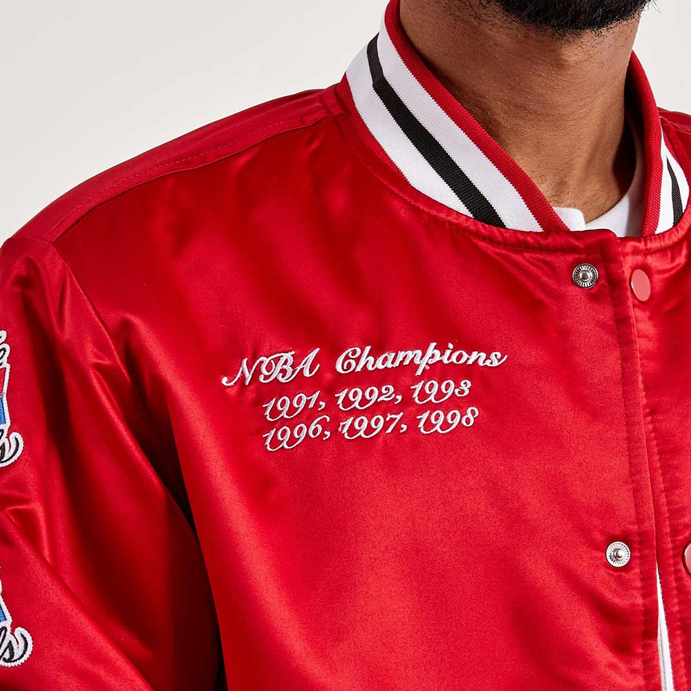 Chicago Bulls Championship Red Jacket - Image 3