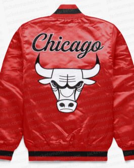 Chicago Bulls Exclusive Red Satin Jacket