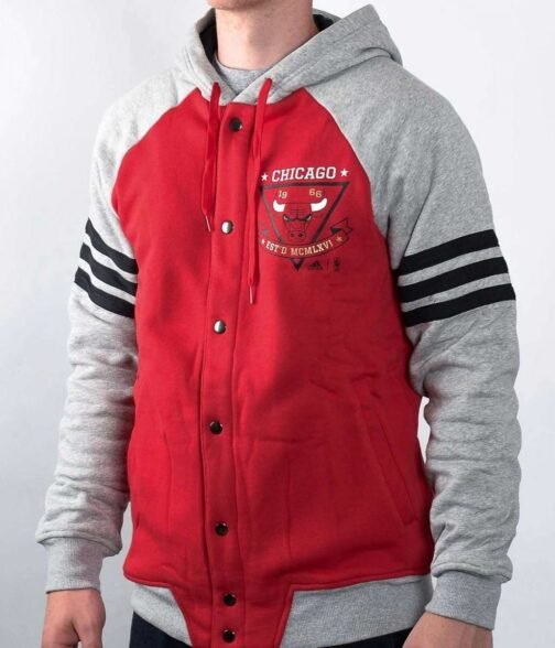 NBA Chicago Bulls Varsity Fleece Hoodie - Image 4